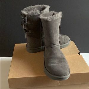 UGG Boot Gray with Bows